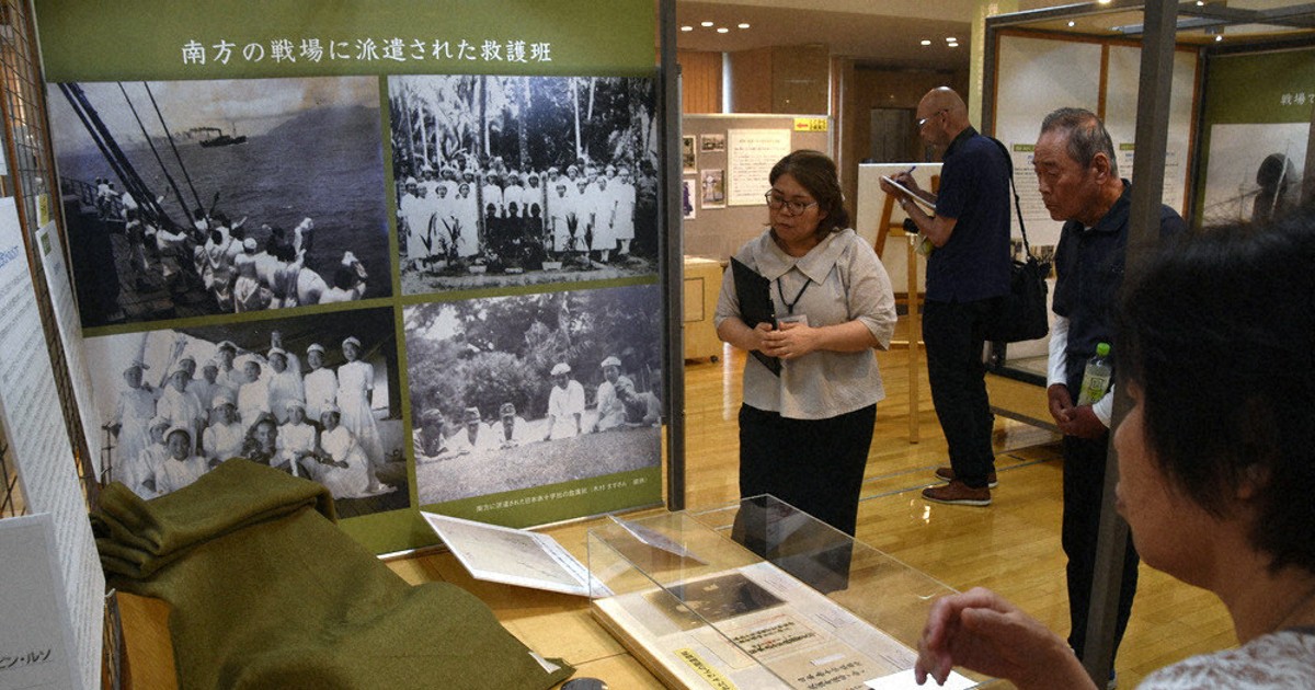 「重い」と感じた瞬間、実は　従軍看護婦が見た戦争　滋賀で展示