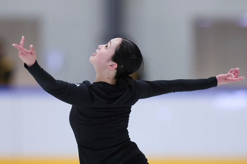 リンクサイド：絶好調の青木祐奈 「ジャンプの修正が自分で…」 全日本