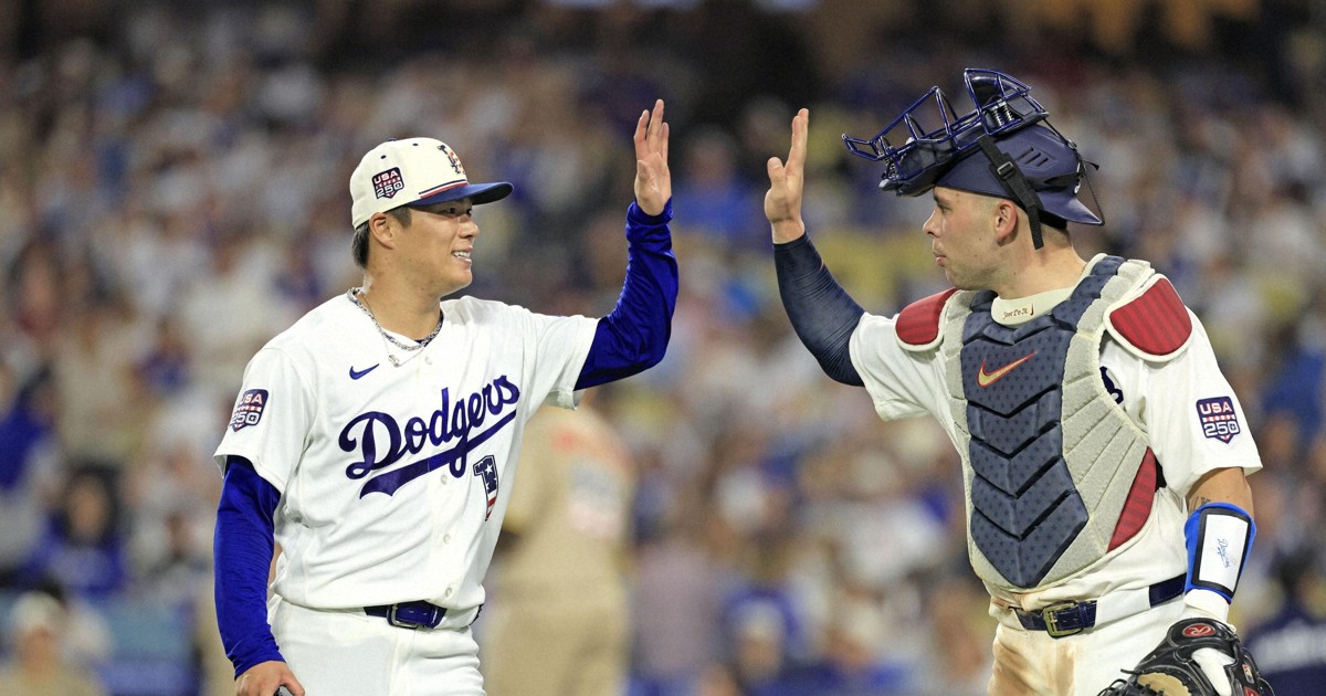 Baseball: All-Star electee Yamamoto picks up 9th win as Dodgers beat Padres