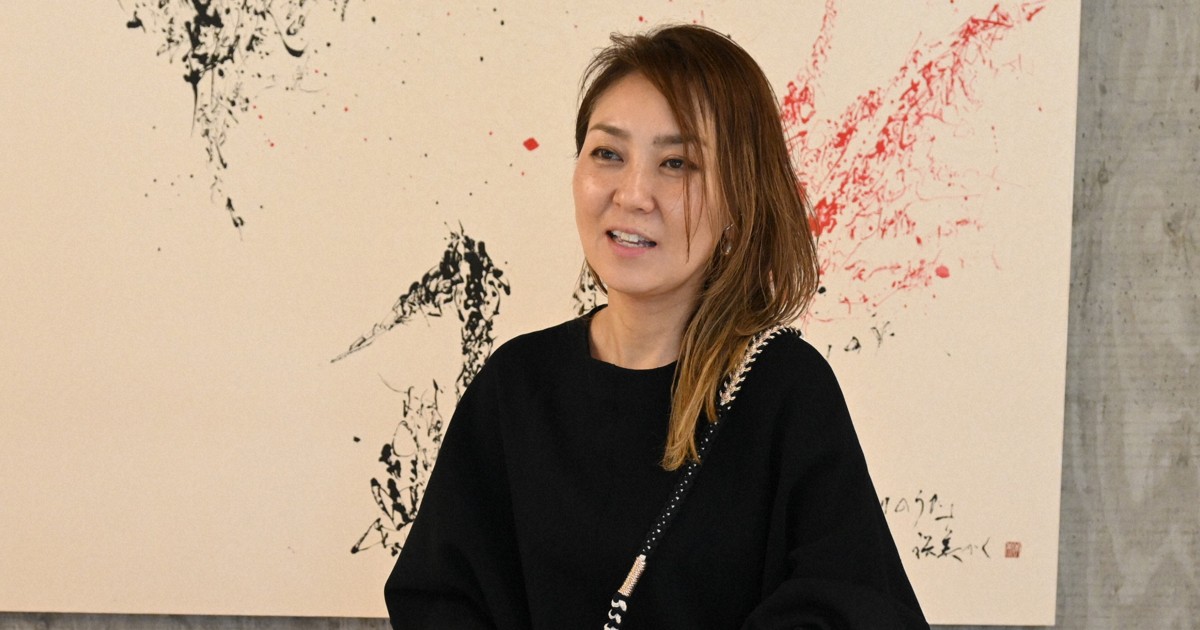被爆3世の書道家が世界に発信　作品に込めた「平和への祈り」