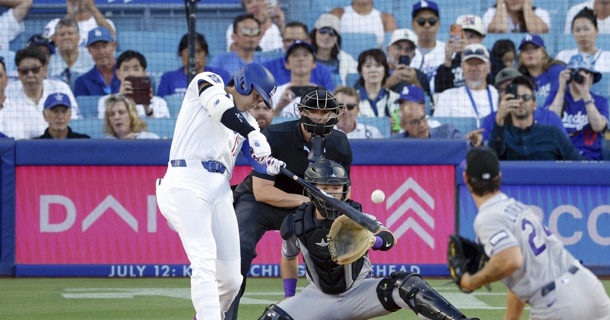 大谷翔平、メジャー通算300本塁打 日本勢初 9年目で到達