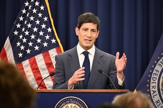 米連邦準備制度理事会(FRB)のケビン・ウォーシュ議長=首都ワシントンのFRB関連施設で2026年6月17日午後2時39分、浅川大樹撮影