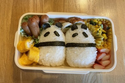 小学校を不登校だった時期に、料理が得意になったキキさん（仮名）。写真は小学校時代に自作したお弁当＝母親提供