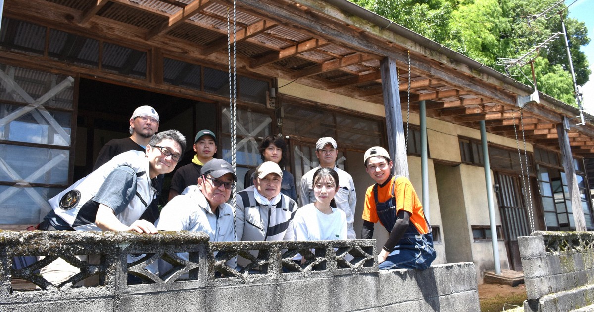 熊本県職員が築60年空き家をDIY　「つながり生む場に」