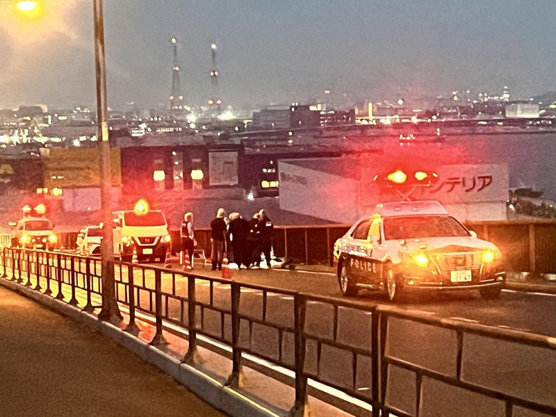 大阪海上設施發現女性遺體 疑從橋上墜落 警方調查中