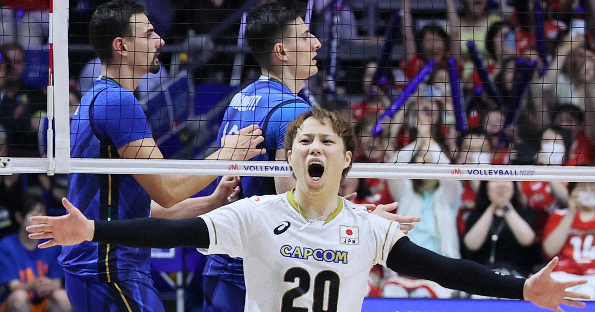 バレー推し:山本智大は再三の好守備「ラビア選手がニタニタして…」 VNL