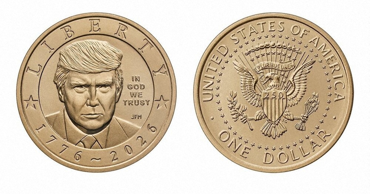 NEWSFLASH：トランプ氏肖像入り硬貨製造へ | 毎日新聞