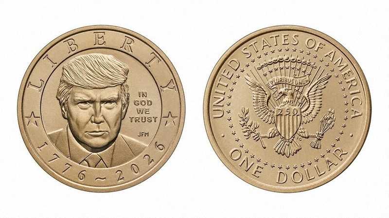 NEWSFLASH：トランプ氏肖像入り硬貨製造へ | 毎日新聞