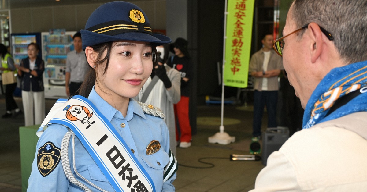 演員中西悠綺一日交通部長 呼籲「為守護摯愛生命」