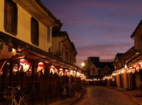 Yanai goldfish lanterns light up the 