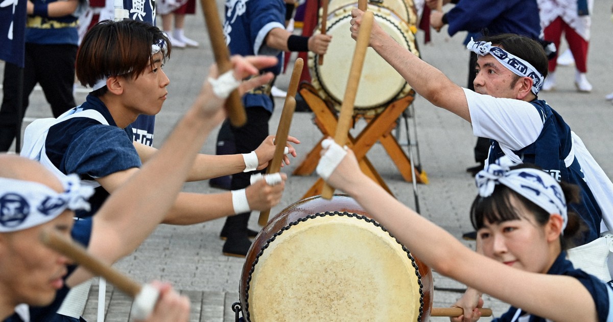 小倉祇園太鼓響徹街頭，孩童競演展現傳承技藝