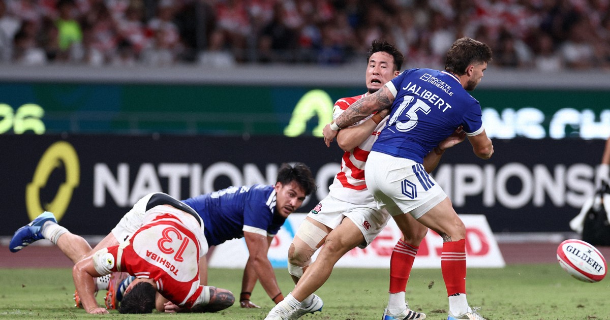 ラグビー日本代表、フランス戦で接点の差を痛感 W杯へ課題浮き彫り