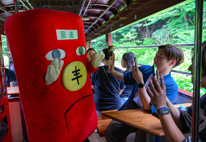 渡瀨溪谷鐵道與群馬縣吉祥物「Gunma-chan」首度合作 推出限定觀光列車