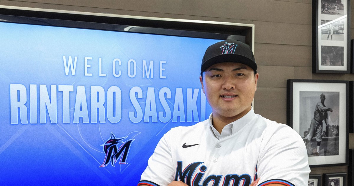 マーリンズ、佐々木麟太郎との契約を発表 ドラフト8巡目指名