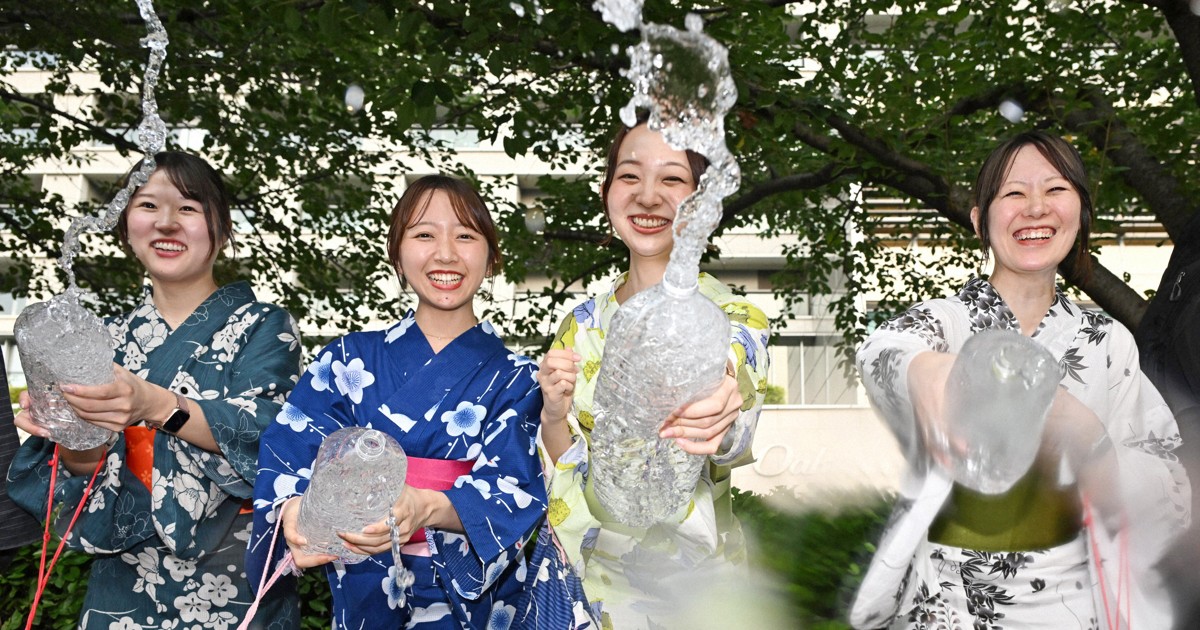 六本木舉辦「打水大作戰」 居民體驗夏日清涼