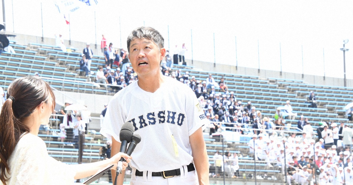 創立140周年で甲子園　八幡商監督「風が吹くと聞いていた…」