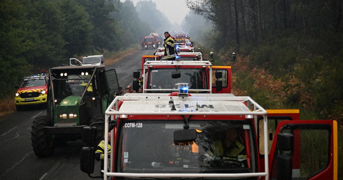 France and Spain battle wildfires as more than 250,000 people are forced to flee homes