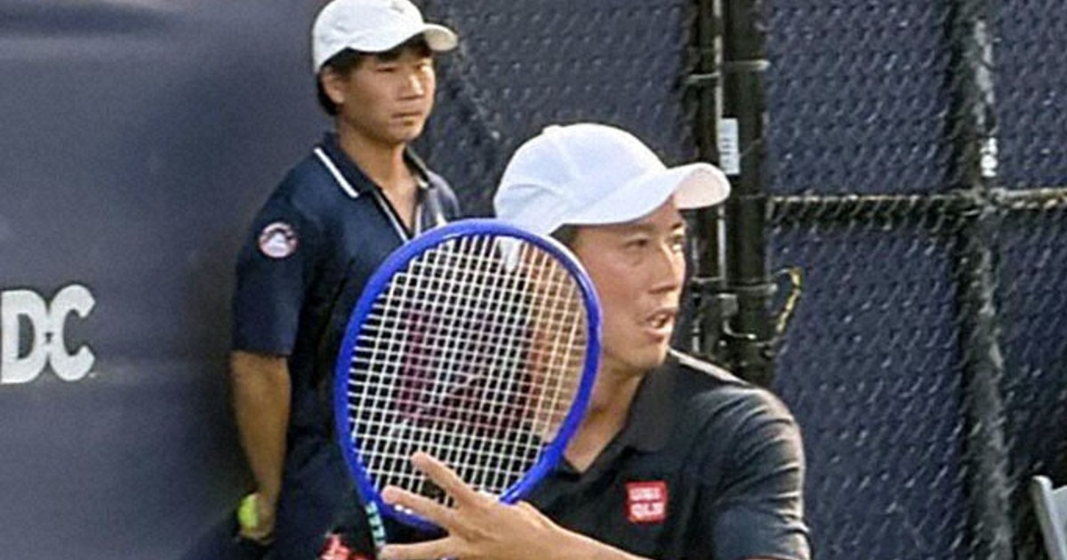 Tennis: Nishikori digs deep to beat China's Shang in DC Open 1st round