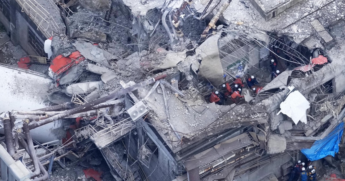 2 unresponsive, 2 seriously injured, 7 missing at paper plant after Kumamoto Pref. quake